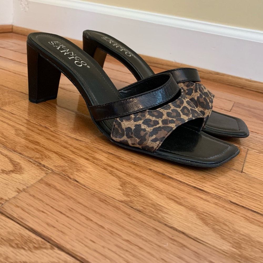 Franco Sarto black block heeled scandal